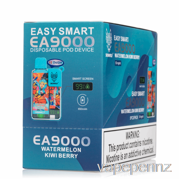 Snowwolf Easy Smart EA9000 Disposable (5-Pack) VAPE NZ